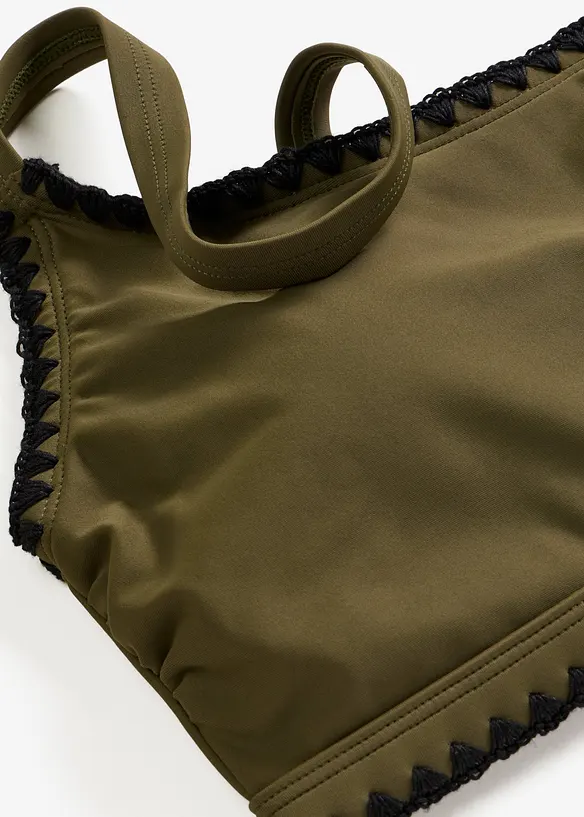 Bustier-Bikinioberteil mit Stickerei, bonprix