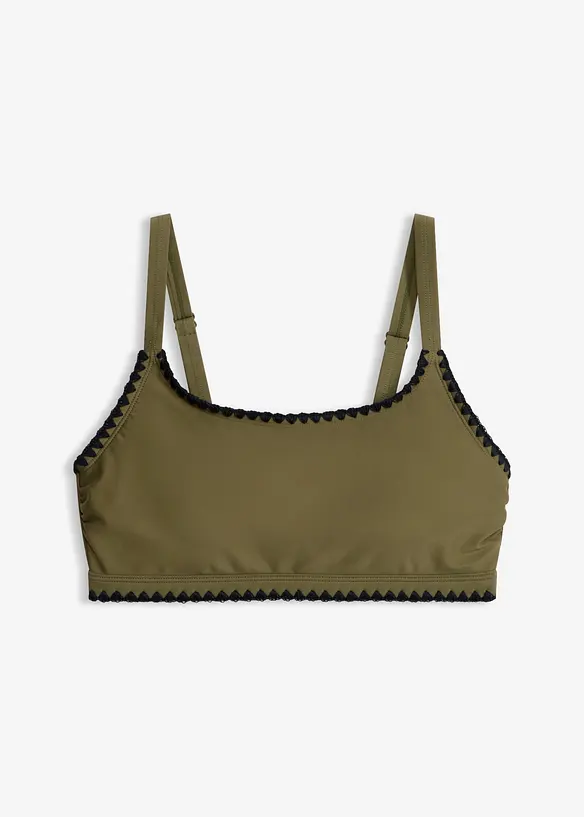 Bustier-Bikinioberteil mit Stickerei, bonprix