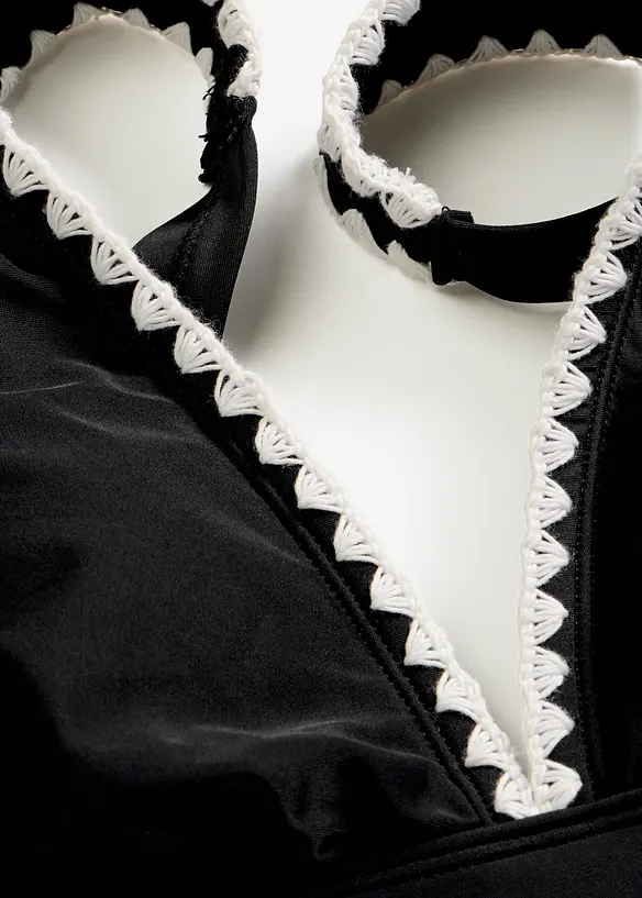 Bikinioberteil mit Stickerei, bonprix