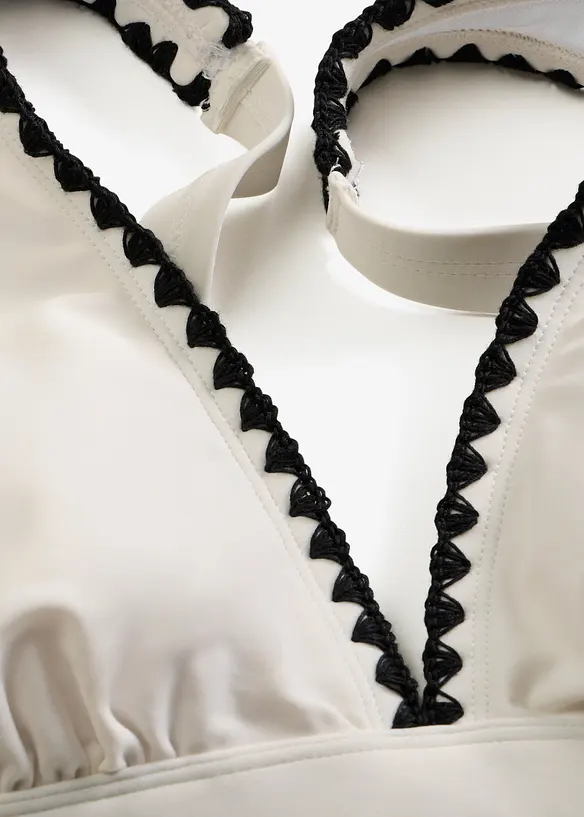 Bikinioberteil mit Stickerei, bonprix