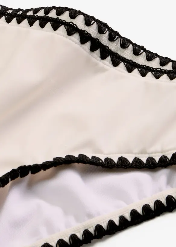 Bikinihose mit Stickerei, bonprix