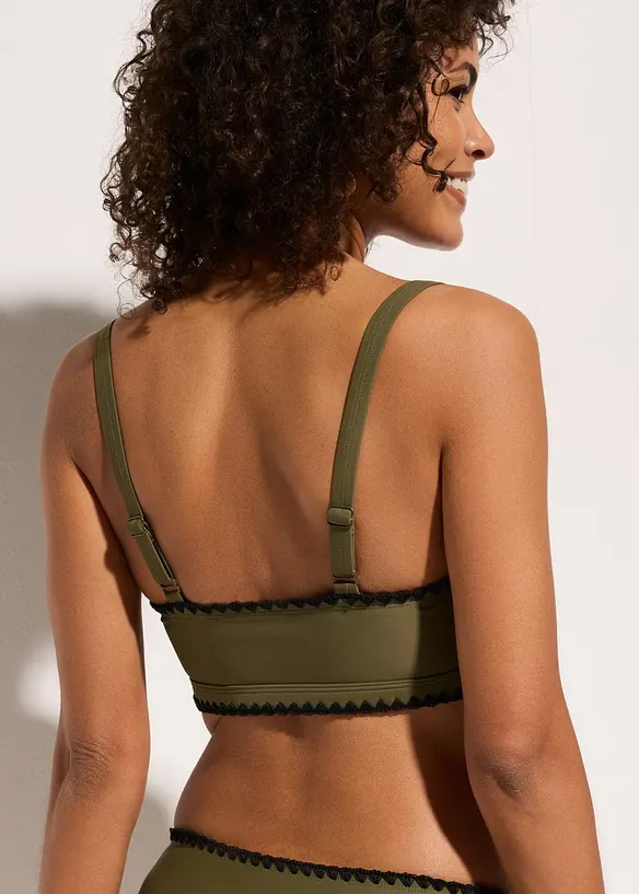 Bustier-Bikinioberteil mit Stickerei, bonprix
