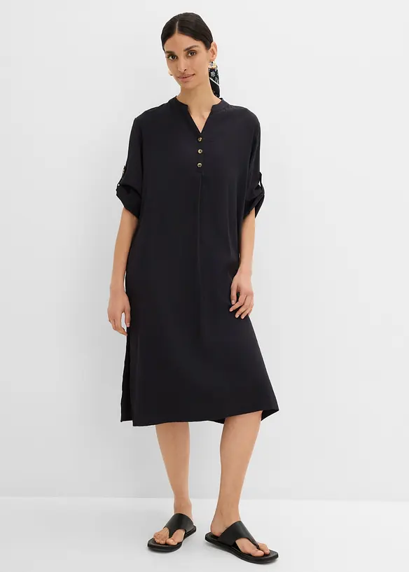 Midikleid aus Viskose-Mix, bonprix