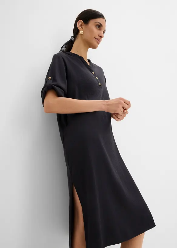 Midikleid aus Viskose-Mix, bonprix