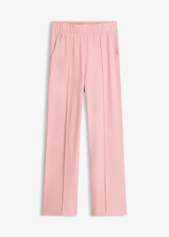 Pantalon &eacute;lastiqu&eacute; en interlock &eacute;pais, bonprix