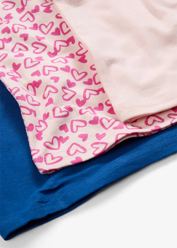 Lot de 5 caracos en coton doux avec n&oelig;ud en satin, bonprix