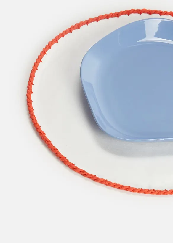 Lot de 2 sets de table en coton avec cordon, bonprix
