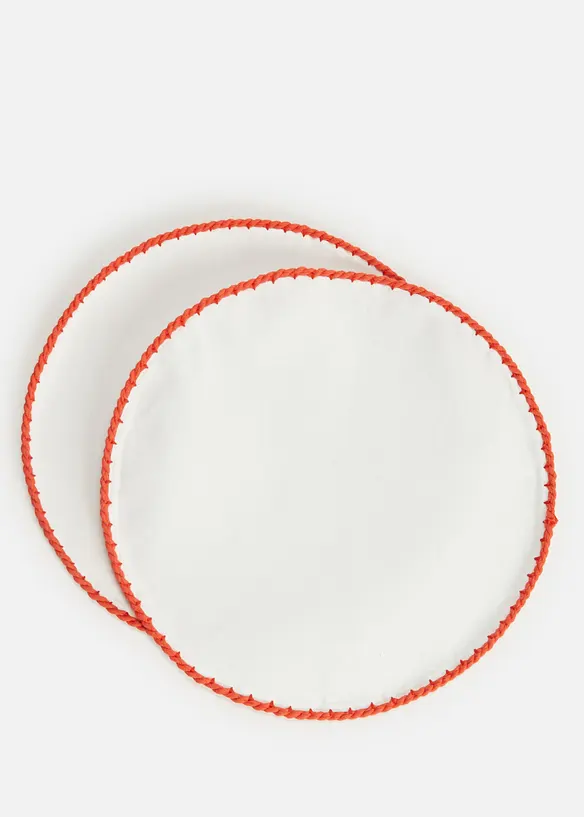 Lot de 2 sets de table en coton avec cordon, bonprix