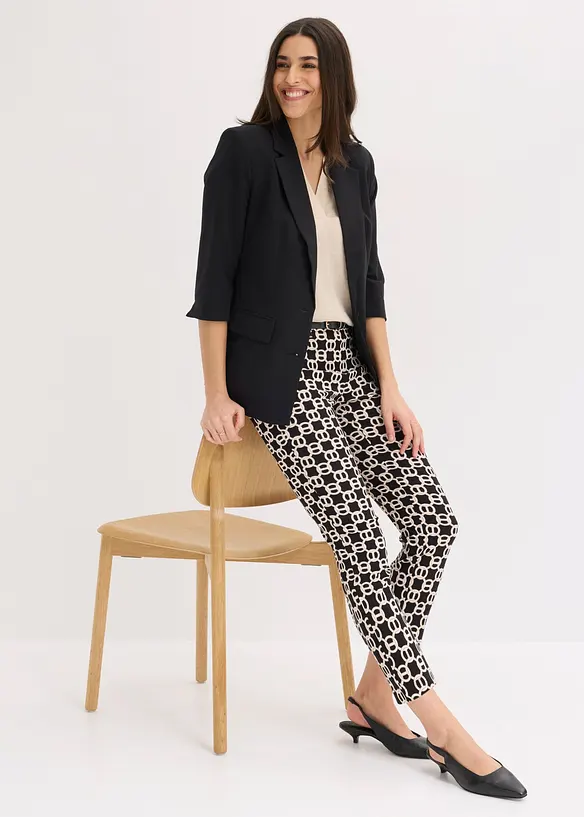 Pantalon 7/8 en bengaline extensible, bonprix