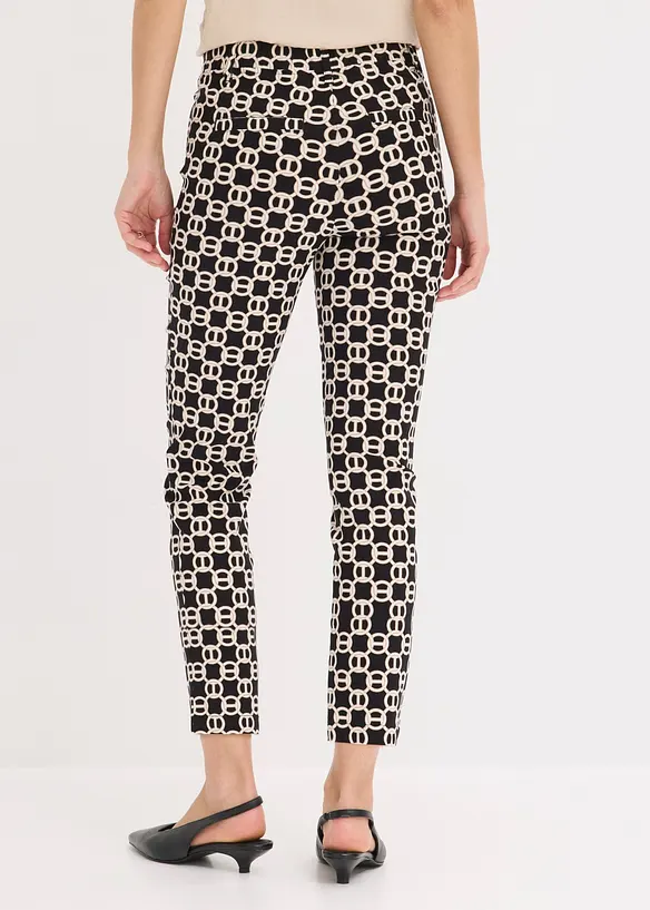 Pantalon 7/8 en bengaline extensible, bonprix