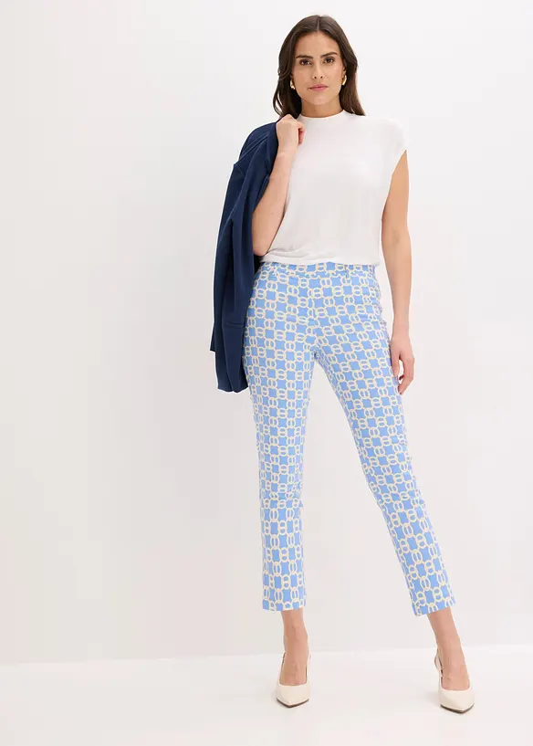 Pantalon 7/8 en bengaline extensible, bonprix