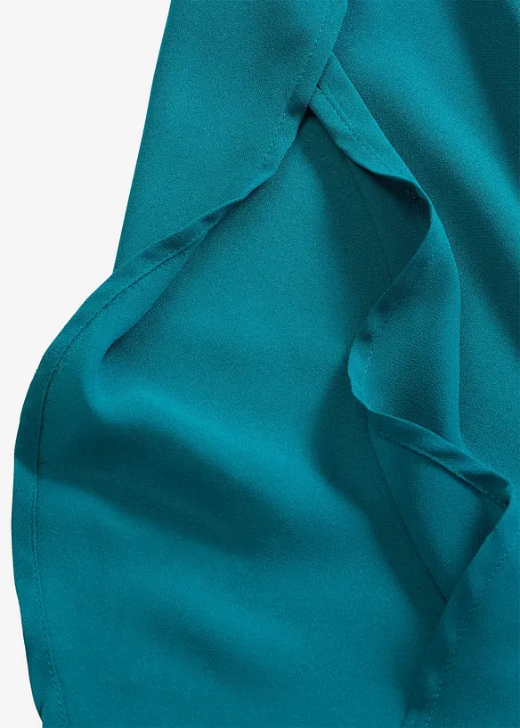 Pantalon palazzo fendu sur les c&ocirc;t&eacute;s, bonprix
