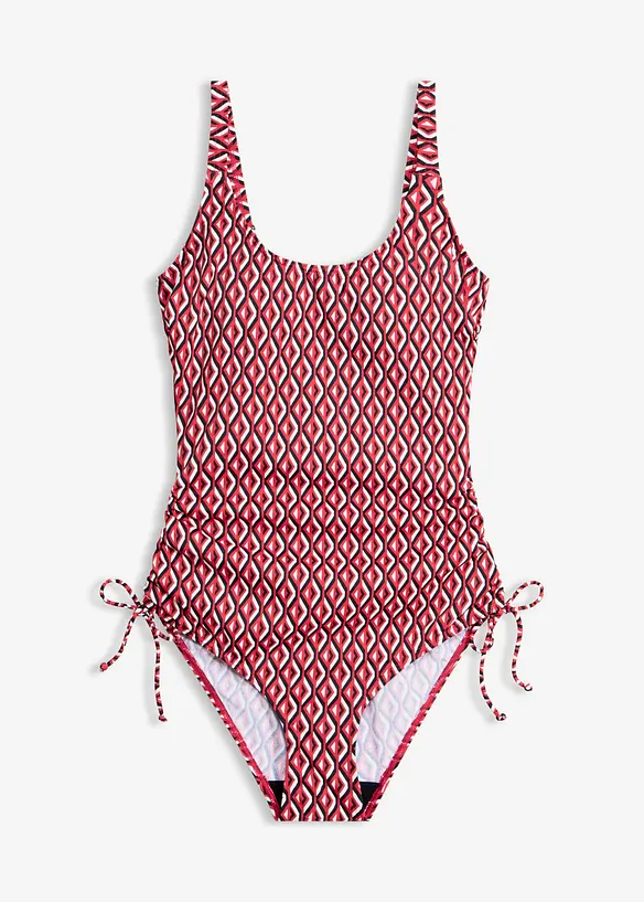 Maillot 1 pi&egrave;ce &agrave; nouettes, bonprix