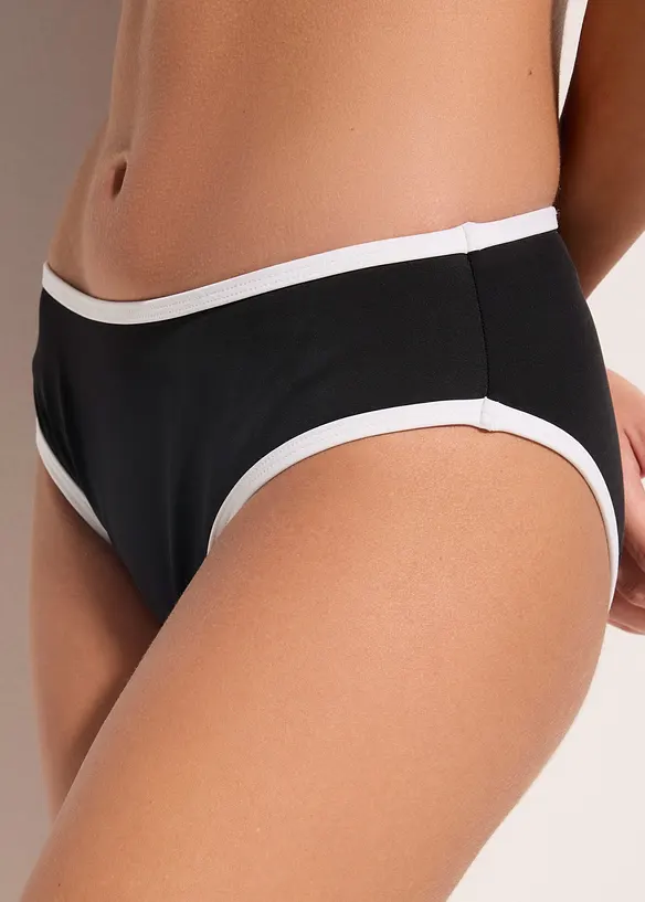 Bas de maillot avec liser&eacute; blanc contrastant, bonprix
