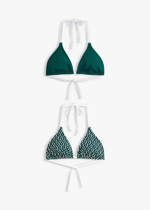 Lot de 2 hauts de maillots triangle, bonprix