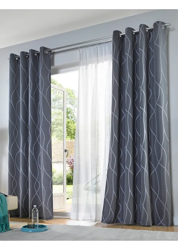 Store voilage &agrave; la fine texture sabl&eacute;e, bonprix