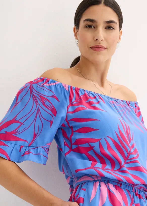Combishort &agrave; encolure Bardot, bonprix