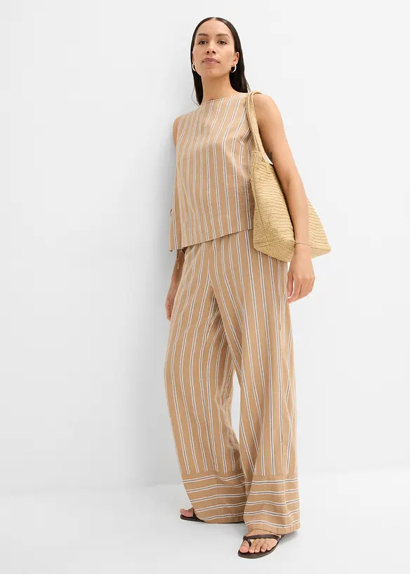 Gestreifte Schlupfhose, bonprix