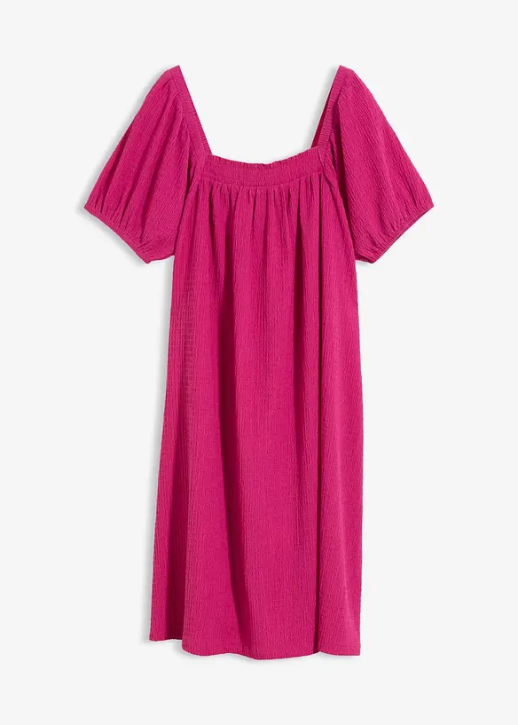 Robe en jersey cr&ecirc;pe textur&eacute;, bonprix