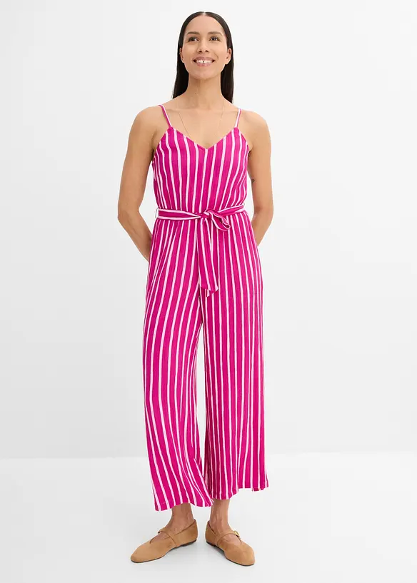 Combinaison en viscose textur&eacute;e, bonprix