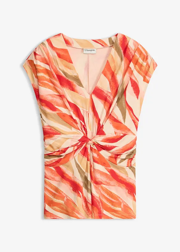 T-shirt drap&eacute; en viscose extensible douce, bonprix
