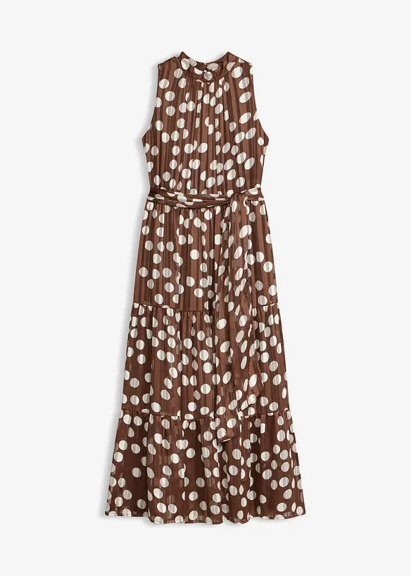 Robe en mousseline avec fil brillant, bonprix