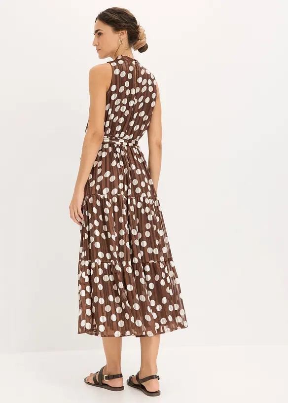 Robe en mousseline avec fil brillant, bonprix