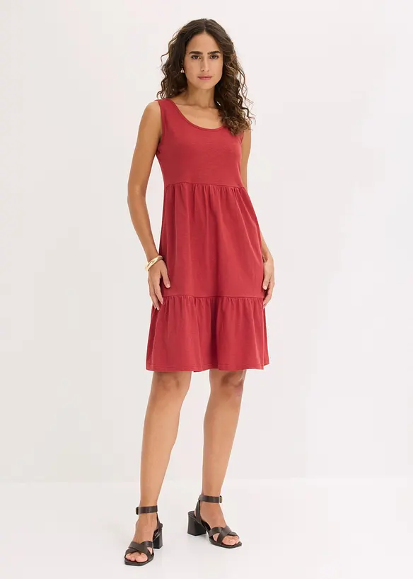Jerseykleid aus reiner Baumwolle, bonprix