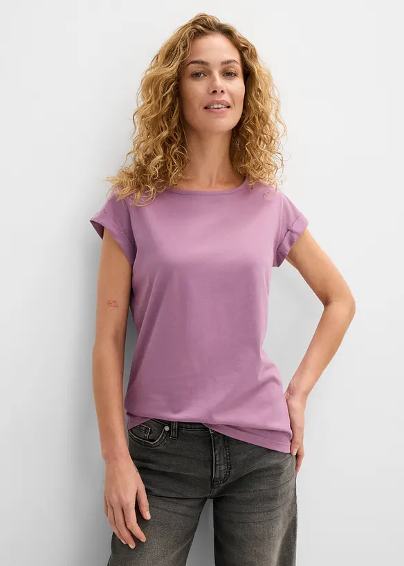 T-Shirt aus reiner Baumwolle, bonprix