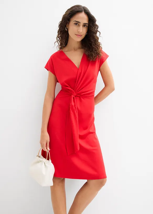 Robe midi en Punto di Roma, bonprix