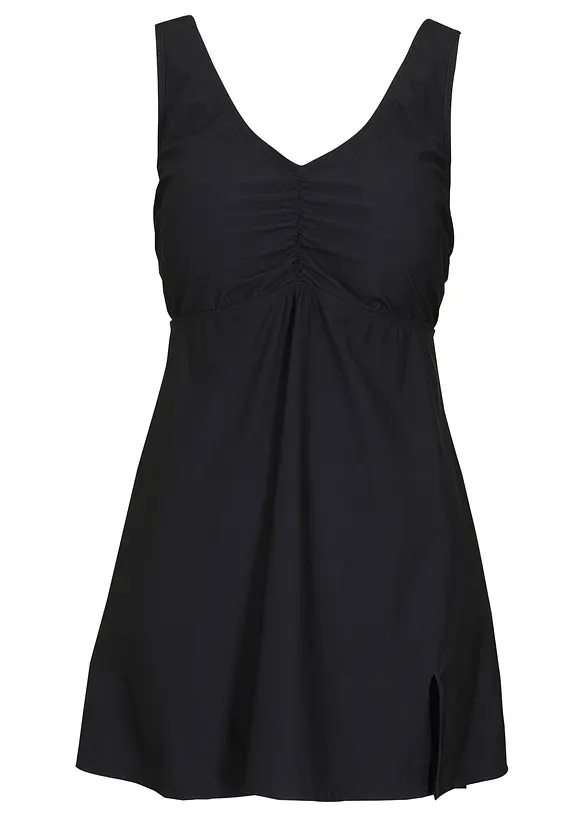 Robe de bain sculptante, maintien mod&eacute;r&eacute;, col V, bonprix