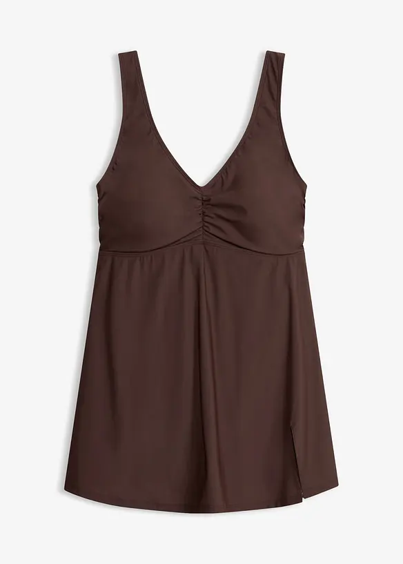 Robe de bain sculptante, maintien mod&eacute;r&eacute;, col V, bonprix
