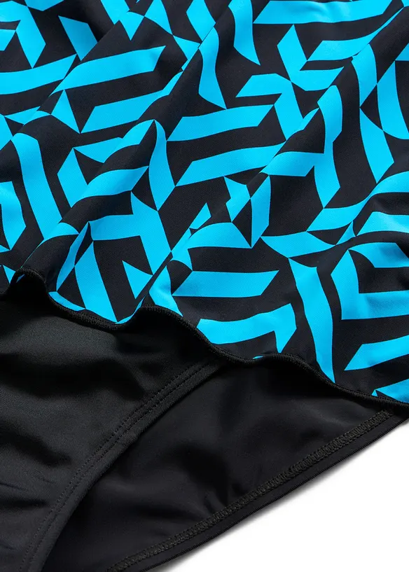 Maillot 1 pi&egrave;ce, style tankini, bonprix