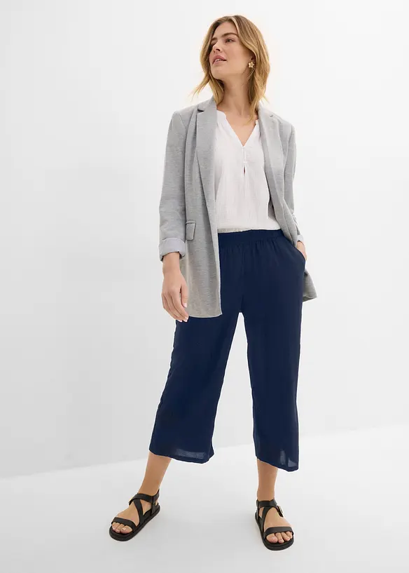 3/4-Hose mit Bequembund aus Viskose, bonprix
