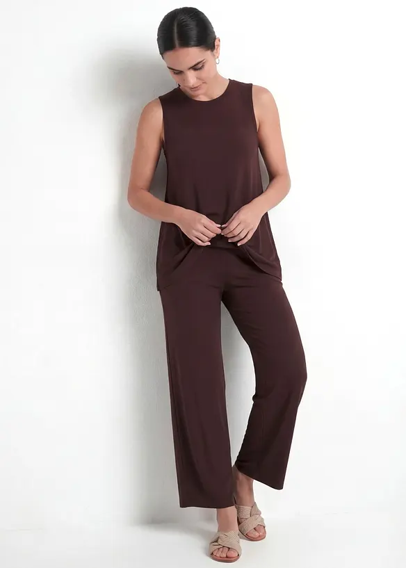 Pantalon en jersey viscose, bonprix