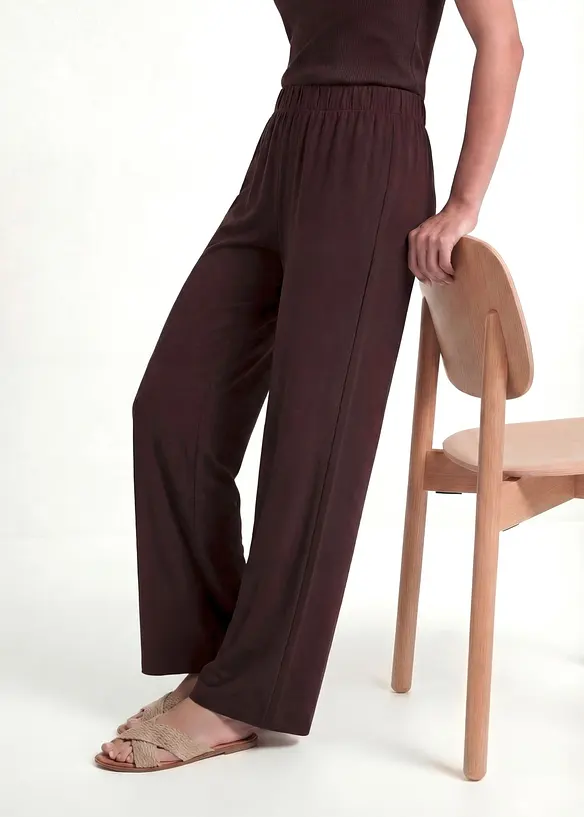 Pantalon en jersey viscose, bonprix