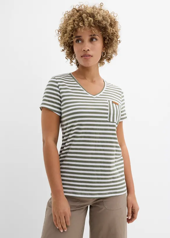 T-shirt ray&eacute;, bonprix