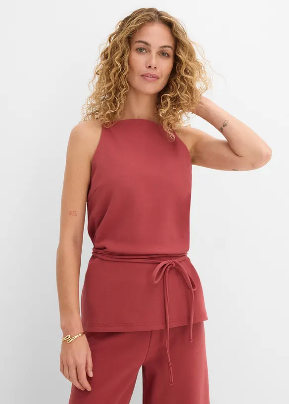 Top en maille piqu&eacute;e, bonprix