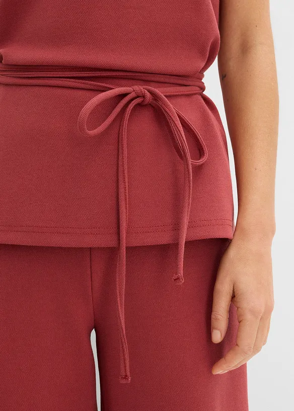 Top en maille piqu&eacute;e, bonprix