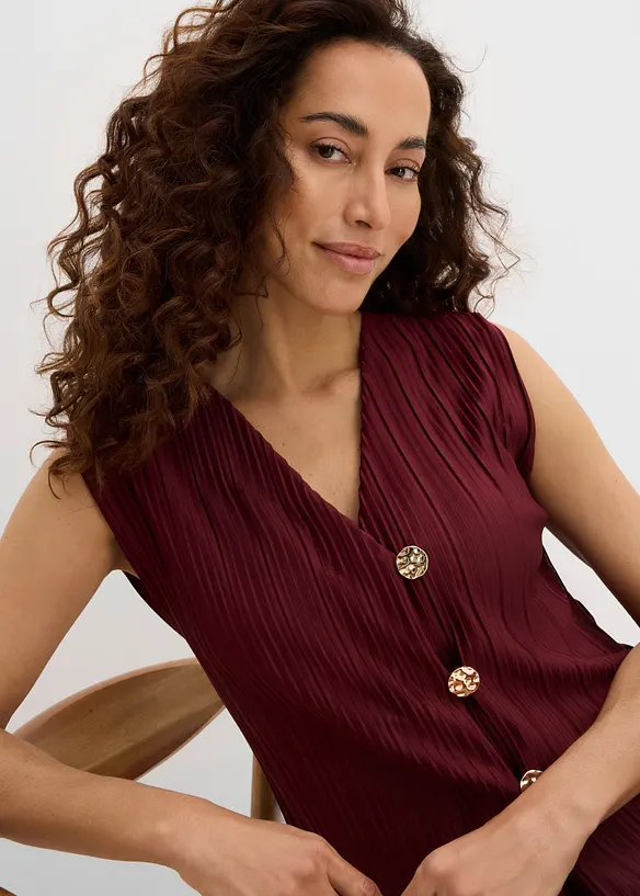 Top mit Plissee, bonprix
