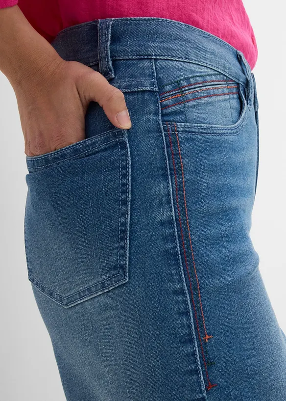 Short en jean, taille mi-haute, bonprix