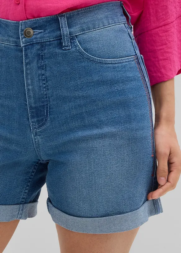 Short en jean, taille mi-haute, bonprix