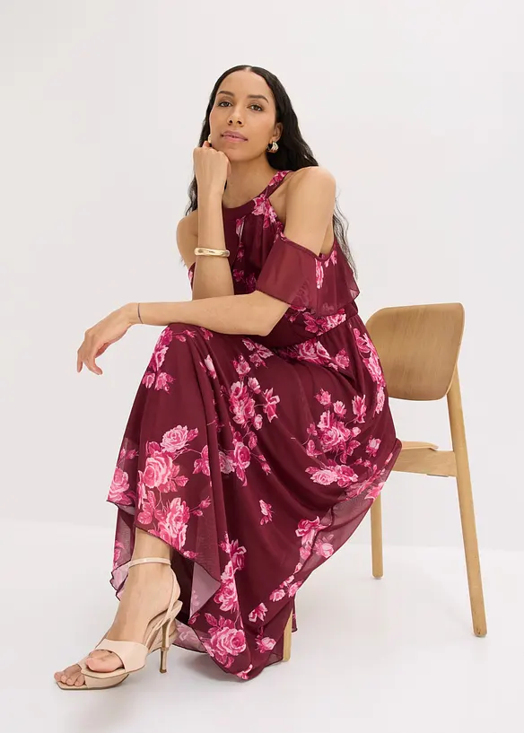 Maxikleid aus Mesh, bonprix