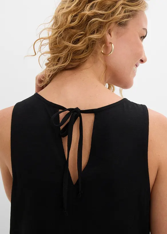 Robe longue 100% coton &agrave; bretelles, bonprix