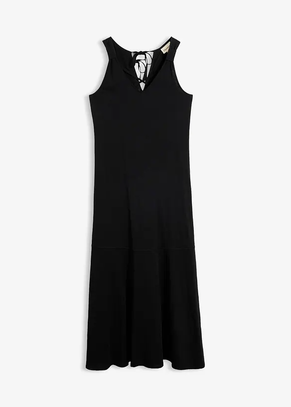 Robe longue 100% coton &agrave; bretelles, bonprix