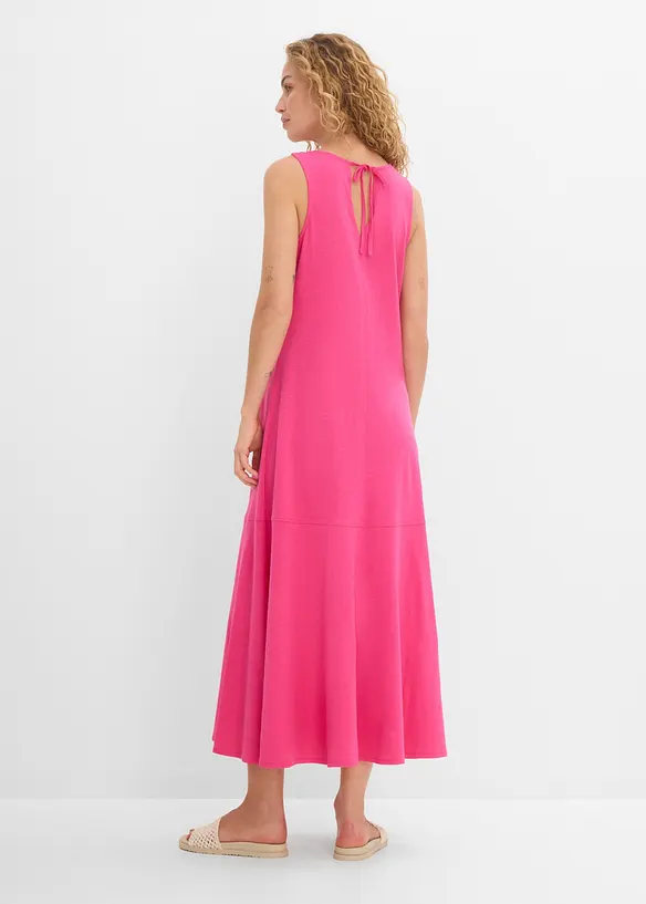 Robe longue 100% coton &agrave; bretelles, bonprix