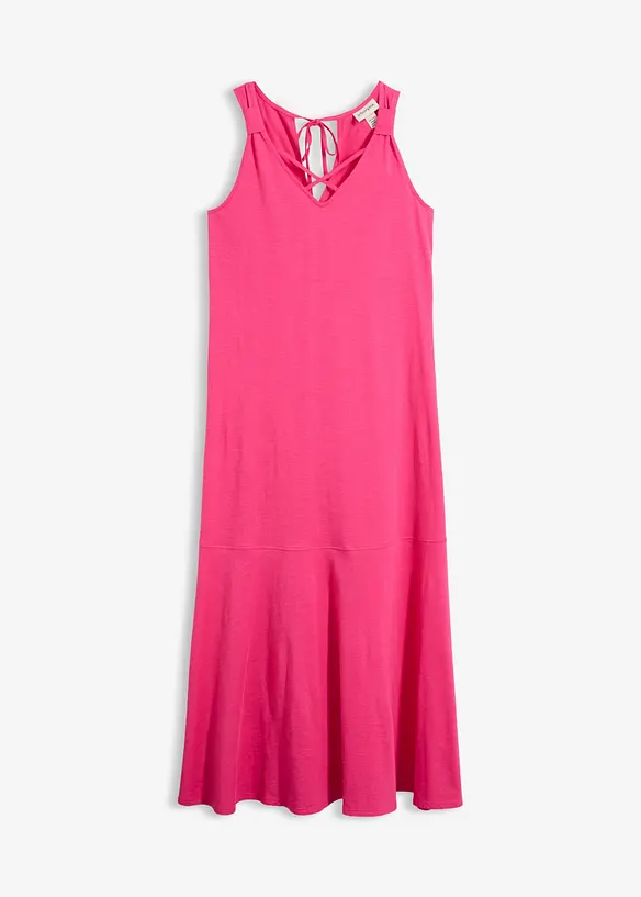 Robe longue 100% coton &agrave; bretelles, bonprix