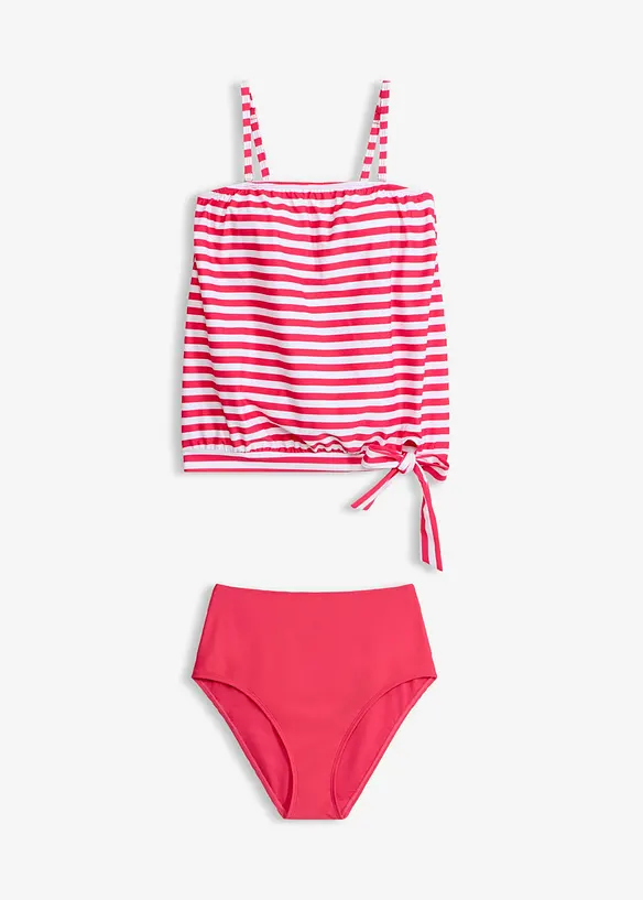 Tankini oversize (ens. 2 pces) &agrave; bretelles amovibles, bonprix