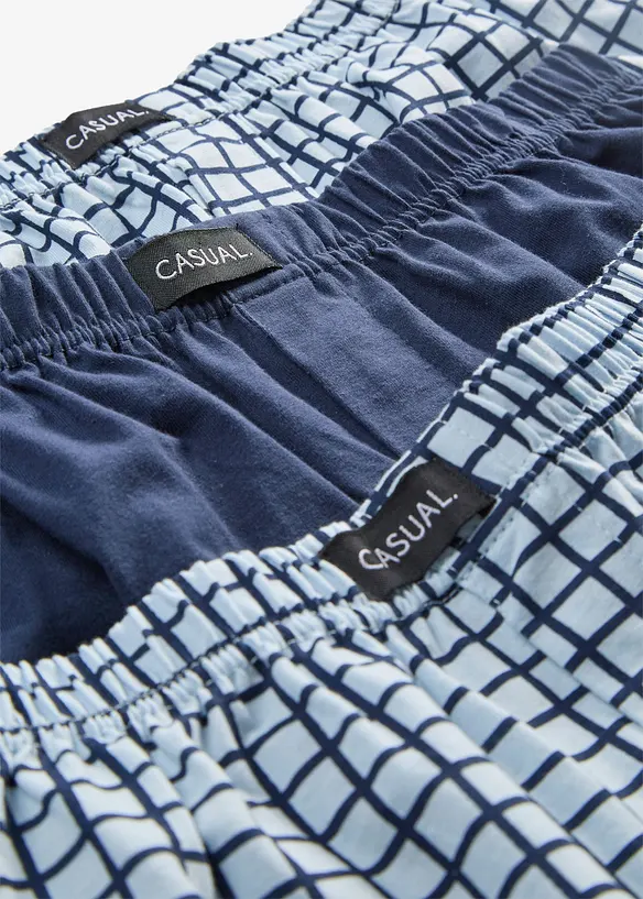 Lockere Jersey Boxershorts aus Baumwolle (3er Pack), bonprix