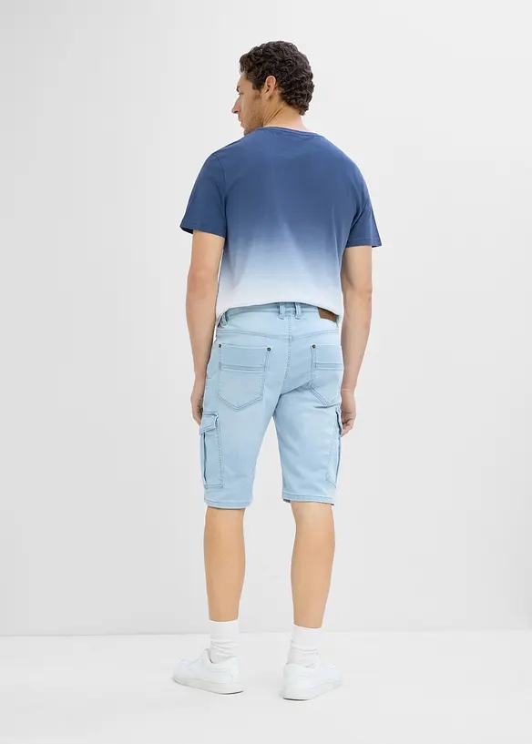 Bermuda en sweat effet jean, regular, bonprix